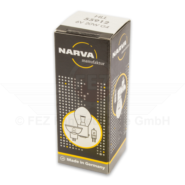 Halogenlampe - Speziallampe  6V 20W G4 HLL (NARVA)