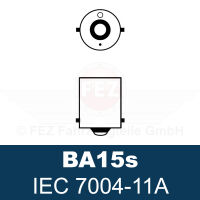Glühlampe - Signallampe 12V 21W BA15s (PY21W Amber)...