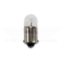Gl&uuml;hlampe - Signallampe  6V  2W BA9s (T2W) Standard 8,5x25mm (Spahn)