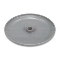 Nabendeckel / Deckel f&uuml;r Vorderradnabe (links) Aluminium pulverbeschichtet (grau gl&auml;nzend) passend f&uuml;r S50, S51, S70, S53, S83, KR51, KR51/1, KR51/2, SR50, SR80, SR4-1, SR4-2, SR4-3, SR4-4